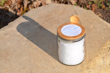 Load image into Gallery viewer, Flake Sea Salt in Reusable Glass Jar with Bamboo Lid