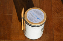 Load image into Gallery viewer, Salt Flower Sea Salt in Reusable Glass Jar with Bamboo lid