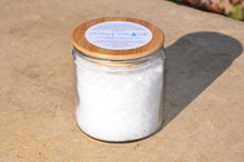 Load image into Gallery viewer, Flake Sea Salt in Reusable Glass Jar with Bamboo Lid
