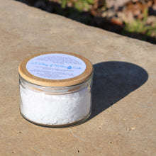 Load image into Gallery viewer, Flake Sea Salt in Reusable Glass Jar with Bamboo Lid
