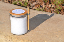 Load image into Gallery viewer, Flake Sea Salt in Reusable Glass Jar with Bamboo Lid
