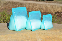 Load image into Gallery viewer, Salt Flower Finishing Sea Salt in Stasher Silicone Reusable Chef Bag
